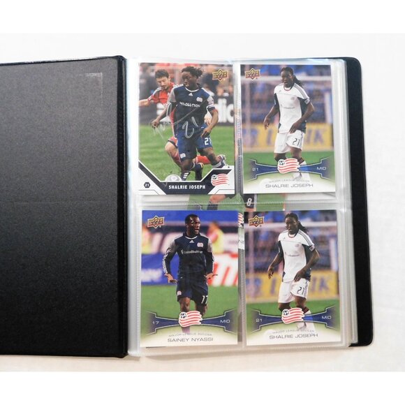 New England Revolution Soccer Team Trading Card Binder MLS 21 Cards 3 Signed - Picture 2 of 9
